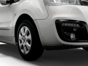 vauxhall combo life l1 2017 3D Model