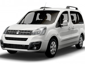 vauxhall combo life l1 2017 3D मॉडल