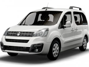 vauxhall combo life l1 2017 3D Model