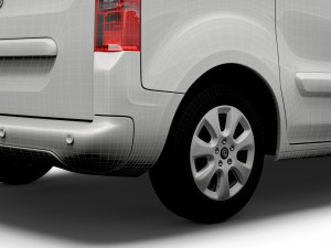 vauxhall combo life l1 2017 3D मॉडल