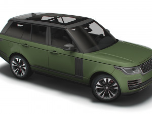 range rover svautobiography ultimate 2021 3D Model