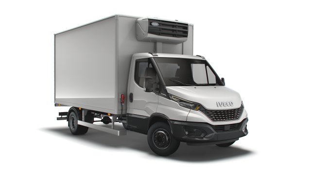 iveco dayli refrigerated rigid 2021 Modèle 3D .c4d .max .obj .3ds .fbx .stl .blend 