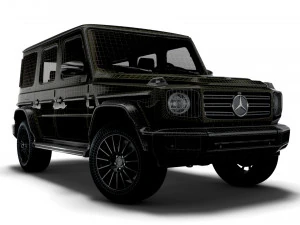 mercedes-benz g 400 d amg line stronger than time 2021 3D Model