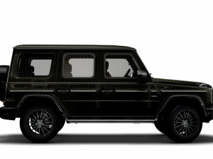 mercedes-benz g 400 d amg line stronger than time 2021 3D Model