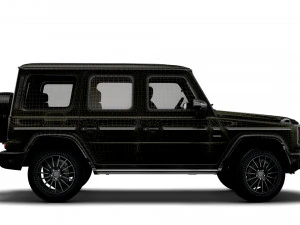 mercedes-benz g 400 d amg line stronger than time 2021 3D Model