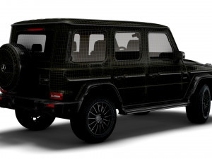 mercedes-benz g 400 d amg line stronger than time 2021 3D Model
