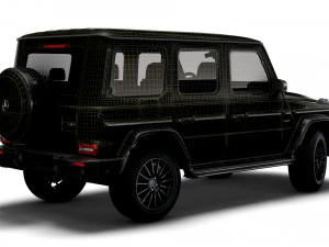 mercedes-benz g 400 d amg line stronger than time 2021 3D Model