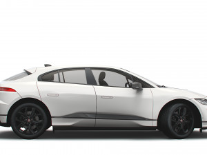 jaguar i-pace black 2021 3D-Modell