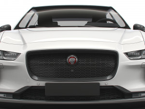 jaguar i-pace black 2021 3D-Modell