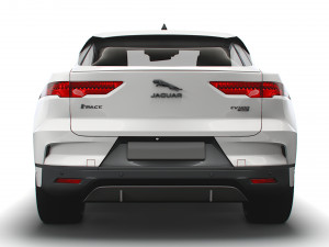 jaguar i-pace black 2021 3D-Modell