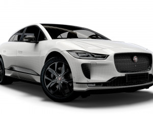 jaguar i-pace black 2021 3D-Modell