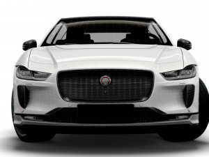jaguar i-pace black 2021 3D-Modell