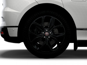jaguar i-pace black 2021 3D-Modell