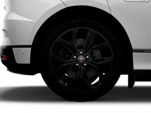 jaguar i-pace black 2021 3D Model