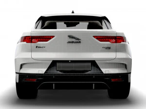 jaguar i-pace black 2021 3D Model