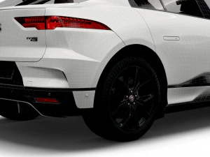 jaguar i-pace black 2021 3D Model