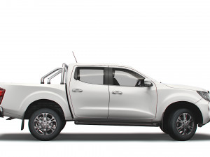 nissan navara tekna doublecab 2021 Modelo 3D