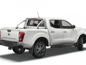 nissan navara tekna doublecab 2021 3D Model
