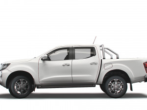 nissan navara tekna doublecab 2021 Modelo 3D