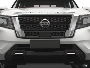 nissan navara tekna doublecab 2021 3D Model
