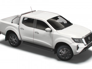 nissan navara tekna doublecab 2021 Modelo 3D