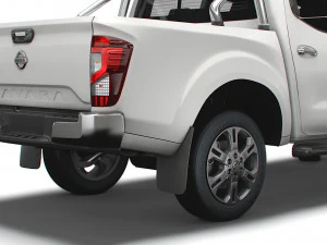 nissan navara tekna doublecab 2021 3D Model