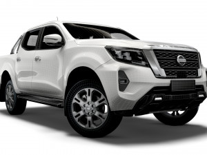nissan navara tekna doublecab 2021 Modelo 3D