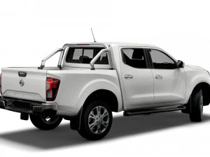 nissan navara tekna doublecab 2021 3D Model