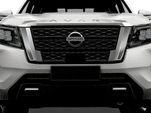 nissan navara tekna doublecab 2021 3D Model