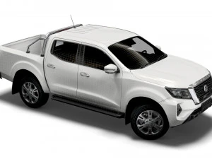 nissan navara tekna doublecab 2021 3D Model