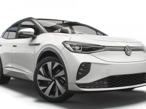 vw id4 gtx 2021 Modelo 3D