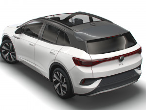 vw id 4 gtx 2021 3D मॉडल