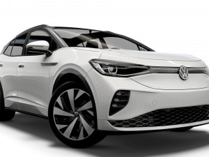 vw id 4 gtx 2021 3D मॉडल