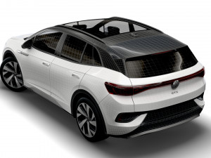 vw id 4 gtx 2021 3D मॉडल