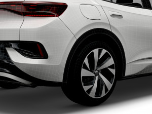 vw id 4 gtx 2021 3D मॉडल