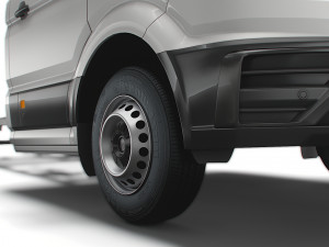 vw crafter cr35 long flat frame chassis 2021 3D 모델