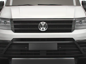 vw crafter cr35 long flat frame chassis 2021 3D Model