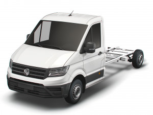 vw crafter cr35 long flat frame chassis 2021 3D 모델