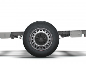 vw crafter cr35 long flat frame chassis 2021 3D 모델