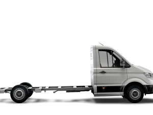 vw crafter cr35 long flat frame chassis 2021 3D 모델