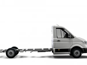 vw crafter cr35 long flat frame chassis 2021 3D Model