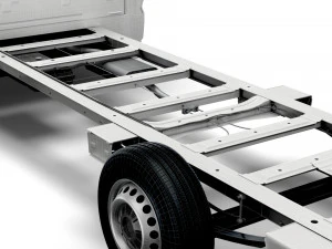vw crafter cr35 long flat frame chassis 2021 3D Model