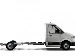vw crafter cr35 long flat frame chassis 2021 3D Model