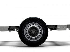 vw crafter cr35 long flat frame chassis 2021 3D 모델