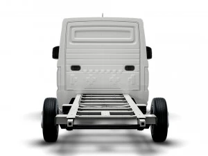 vw crafter cr35 long flat frame chassis 2021 3D Model