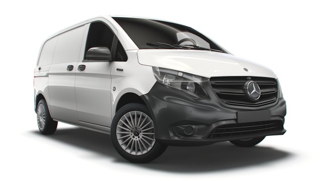 mercedes benz e vito panel van l1 2021 3D Модель .c4d .max .obj .3ds .fbx .stl .blend 