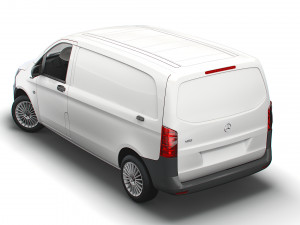 mercedes benz e vito panel van l1 2021 3D Модель