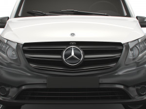 mercedes benz e vito panel van l1 2021 3D Модель