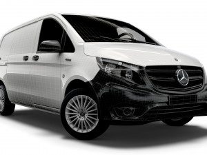 mercedes benz e vito panel van l1 2021 3D Модель