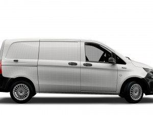 mercedes benz e vito panel van l1 2021 3D Модель